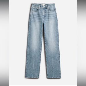 Madewell Straight Leg Jeans in Light Blue Denim